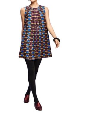 Anna Sui for Target metallic circles print sleeveless shift dress size XL